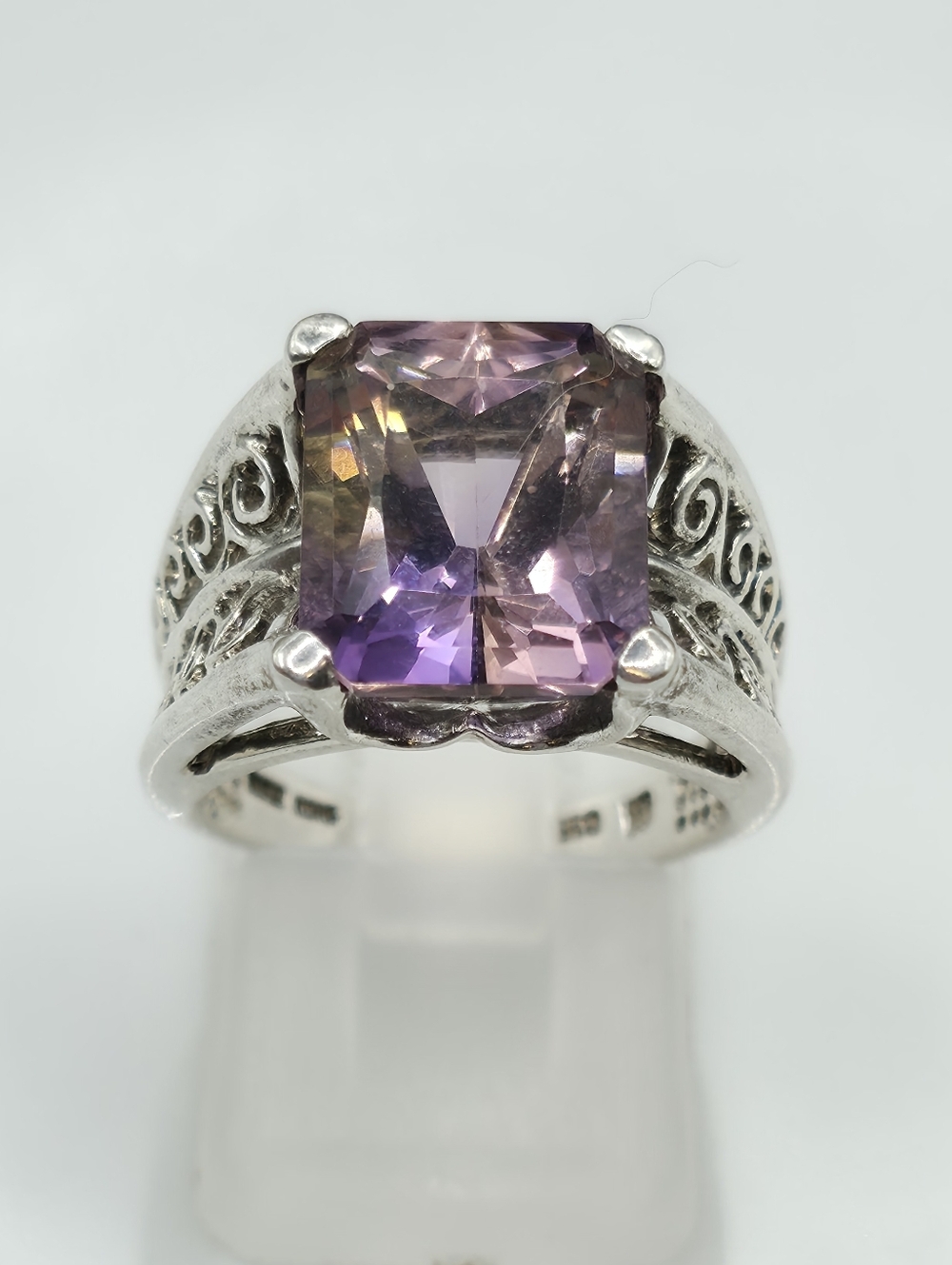 NWOT Designer Signed Michelle Albala Ametrine Ring